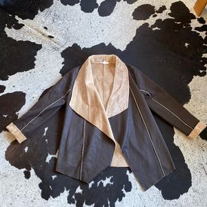 Suede and Sherpa Jacket